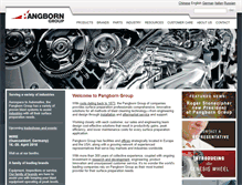 Tablet Screenshot of pangborngroup.com